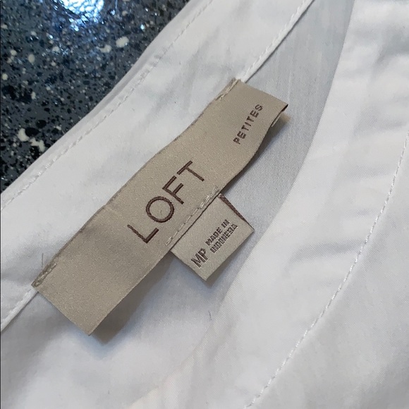 LOFT-Tied Bell Sleeve Top EUC - Picture 5 of 6